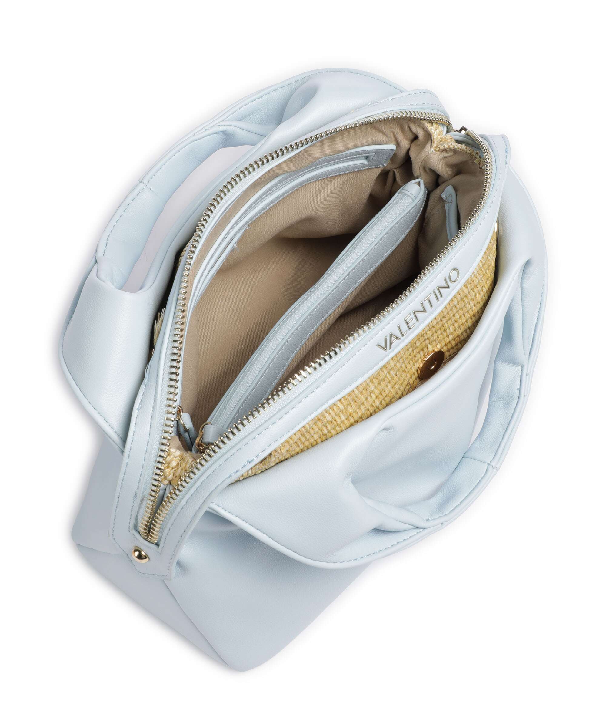 Valentino Bags Sunday Handtas azzurro/naturale - Image 5