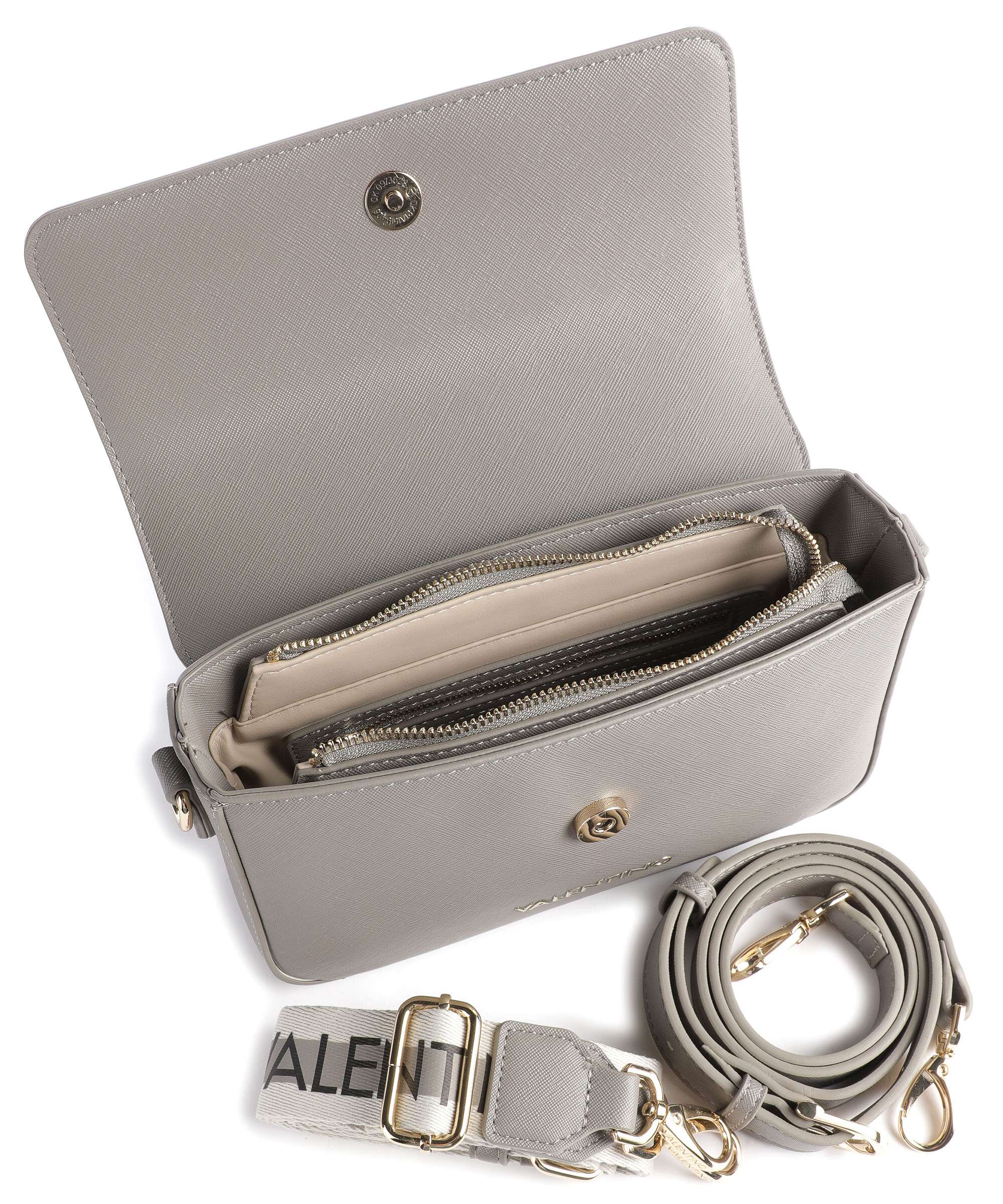 Valentino Bags Zero Re Crossbody tas grigio - Image 5