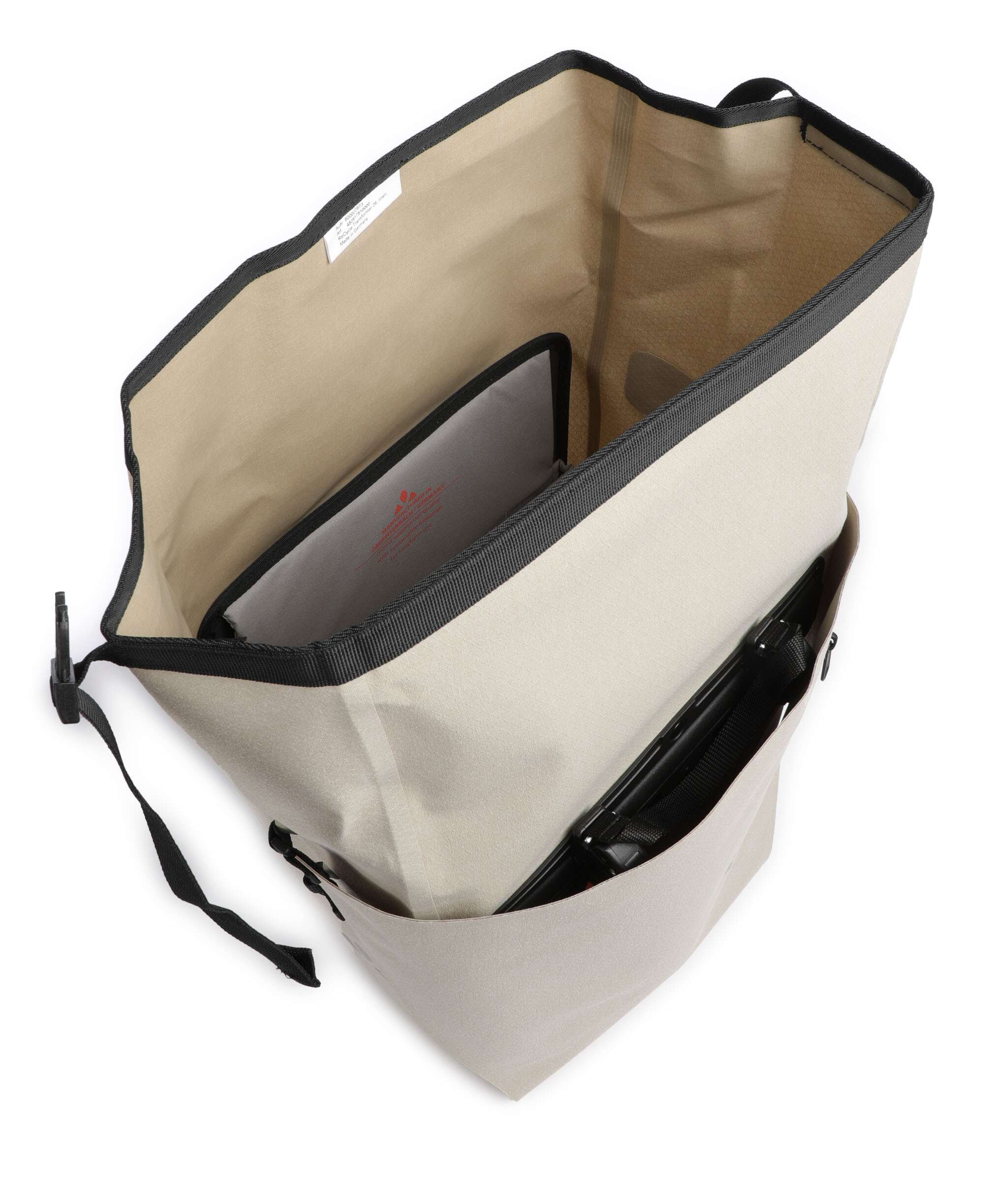 Vaude ReCycle Transformer 26 Tas voor bagagedrager linen - Image 6