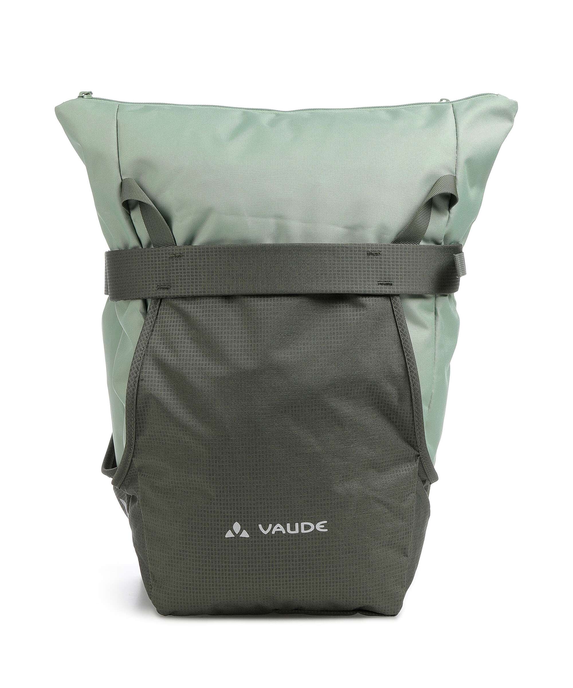 Vaude urban TwinShopper Tas voor bagagedrager willow green
