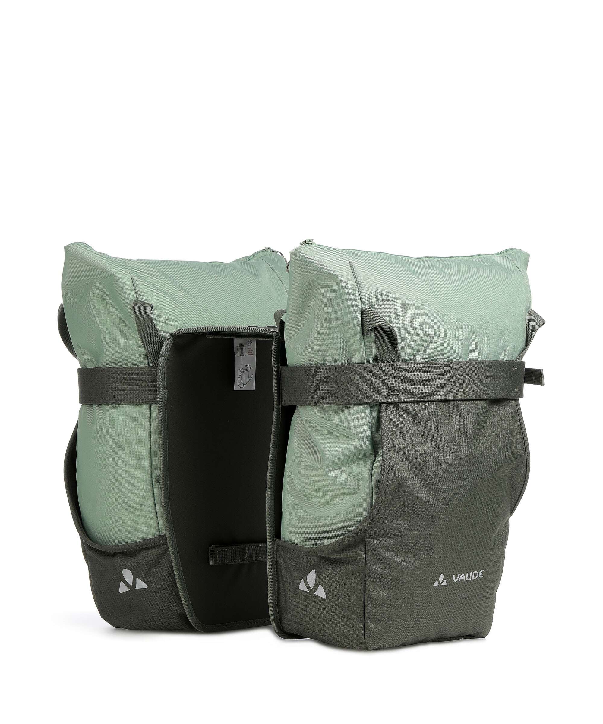 Vaude urban TwinShopper Tas voor bagagedrager willow green - Image 2