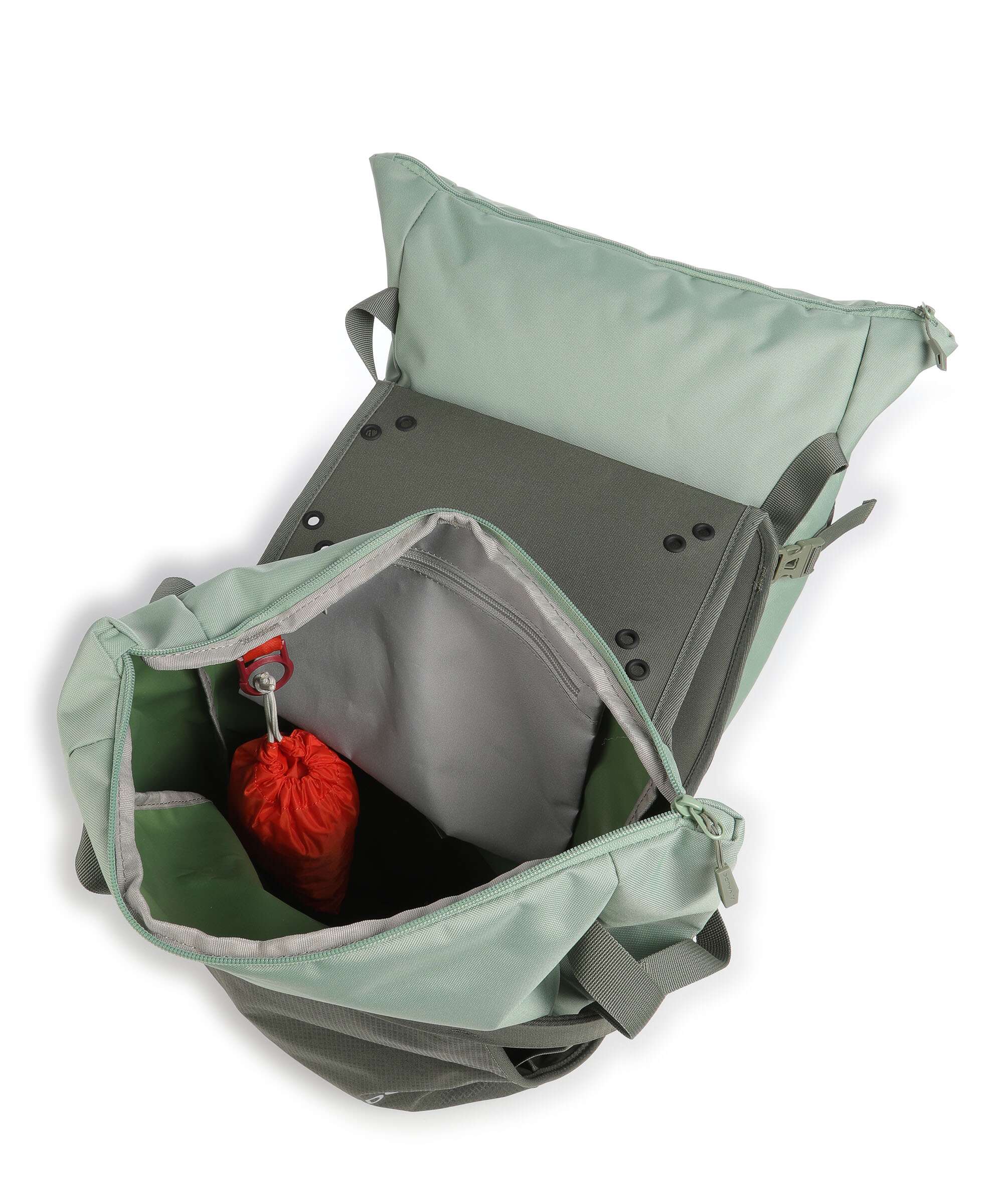 Vaude urban TwinShopper Tas voor bagagedrager willow green - Image 5