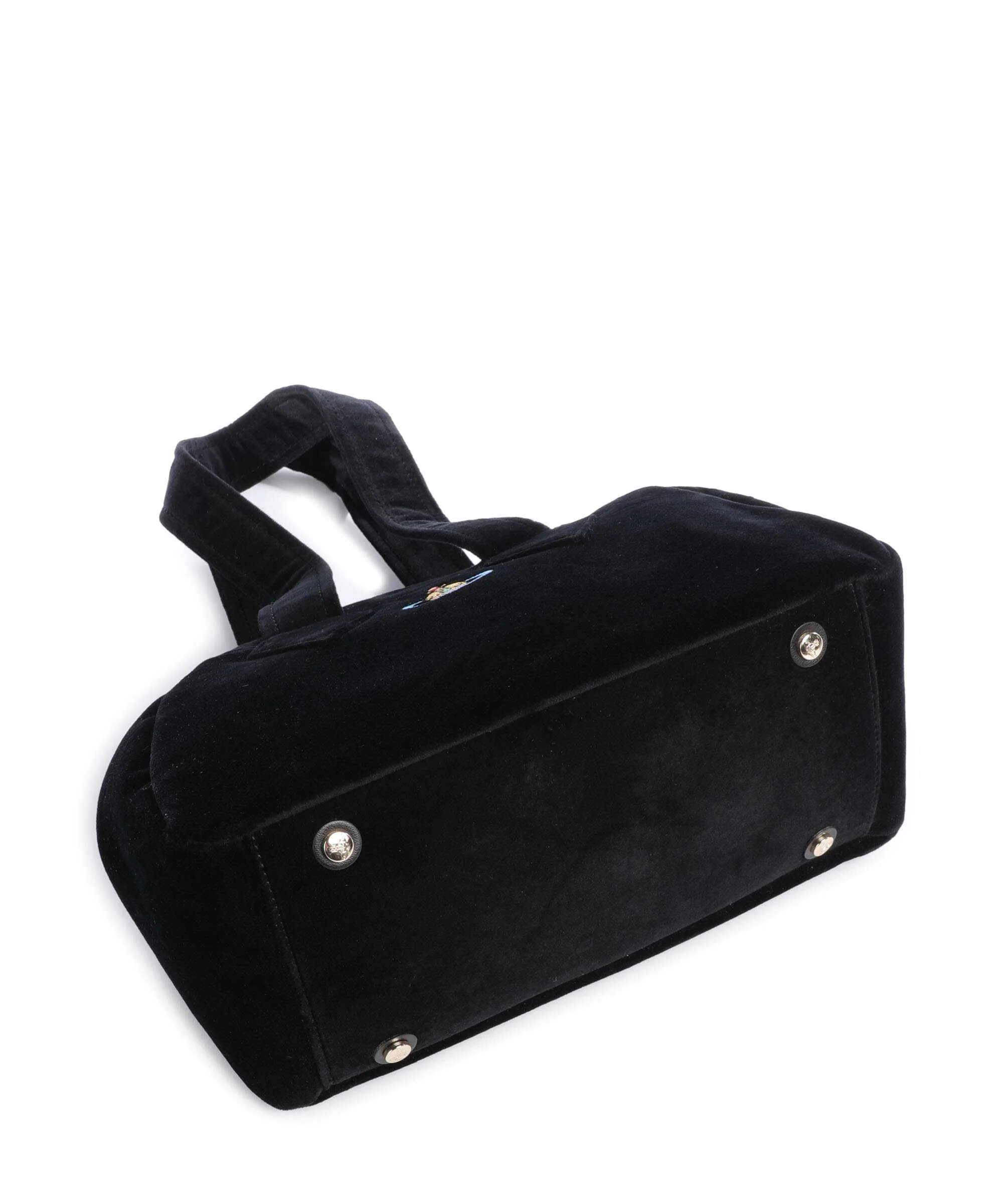 Vivienne Westwood Archive Velvet Medium Handtas black - Image 5