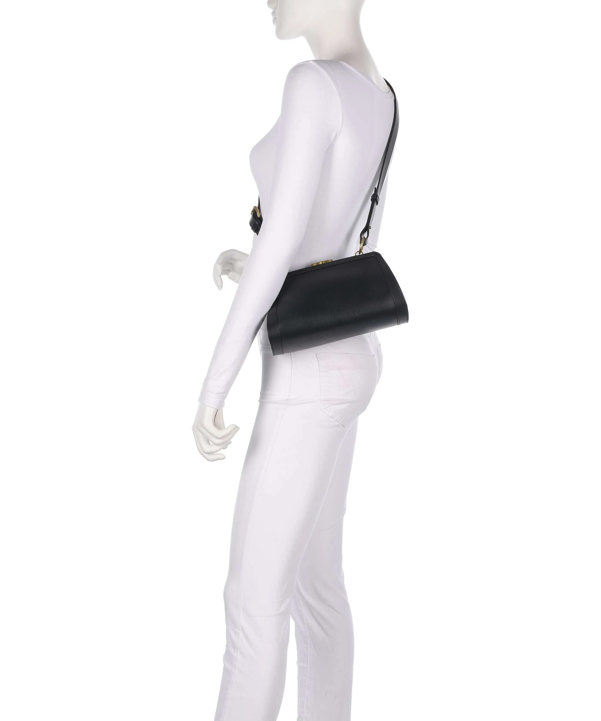Vivienne Westwood Ascot Frame Aniline Crossbody tas black - Image 4