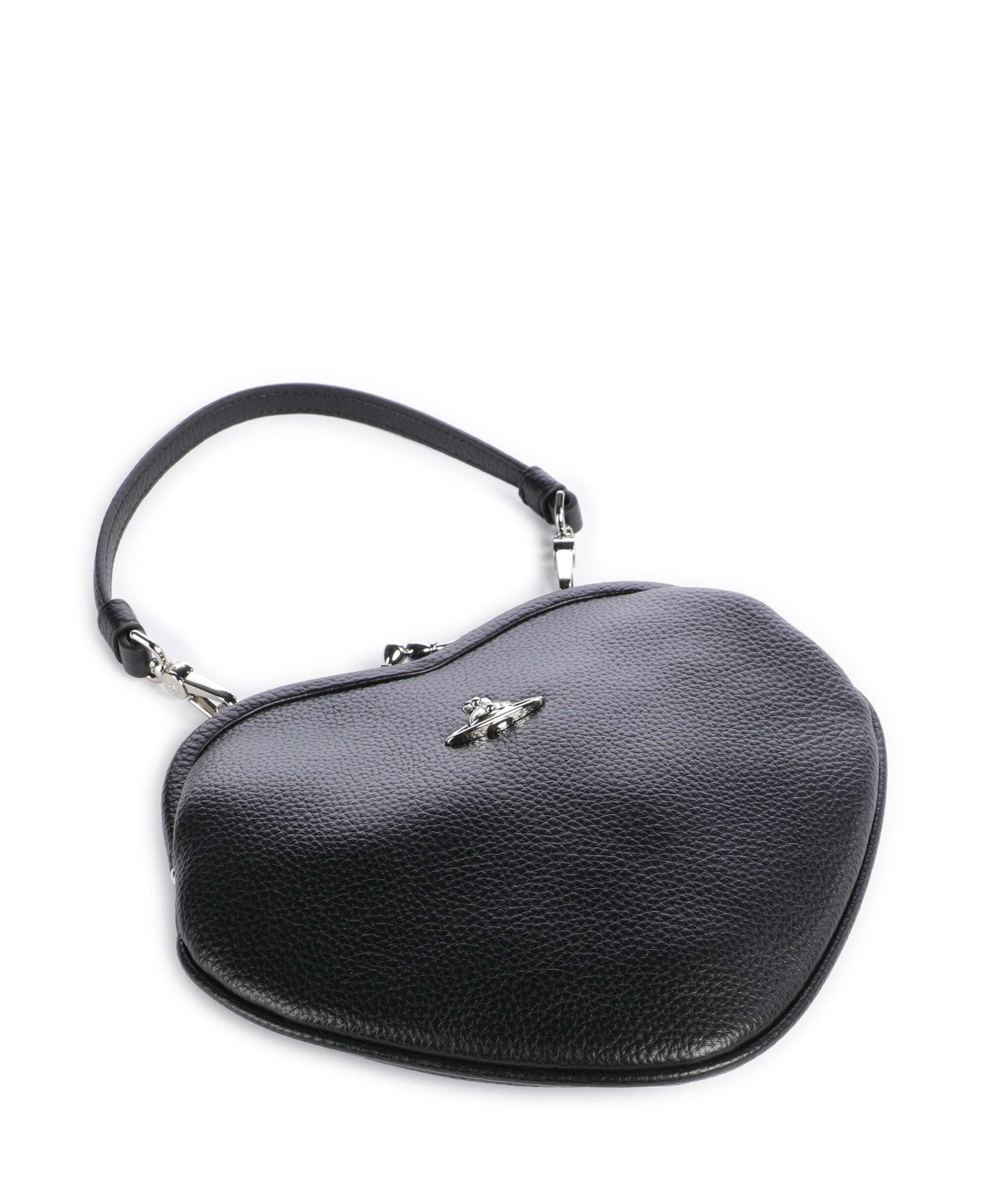 Vivienne Westwood Belle Heart Frame Grain Handtas black - Image 5