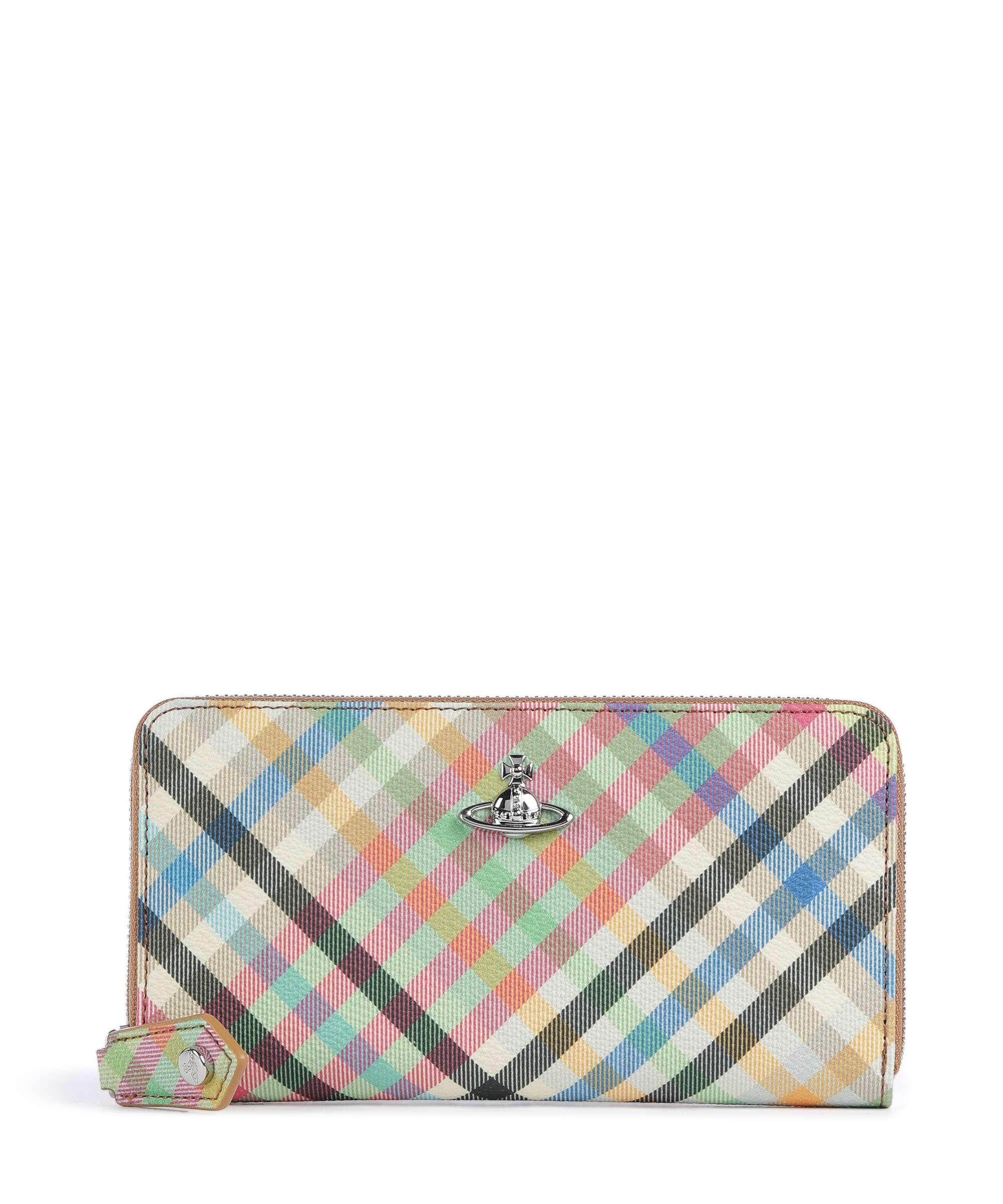 Vivienne Westwood Buccia D'Arancia Classic Portemonnee heather plaid