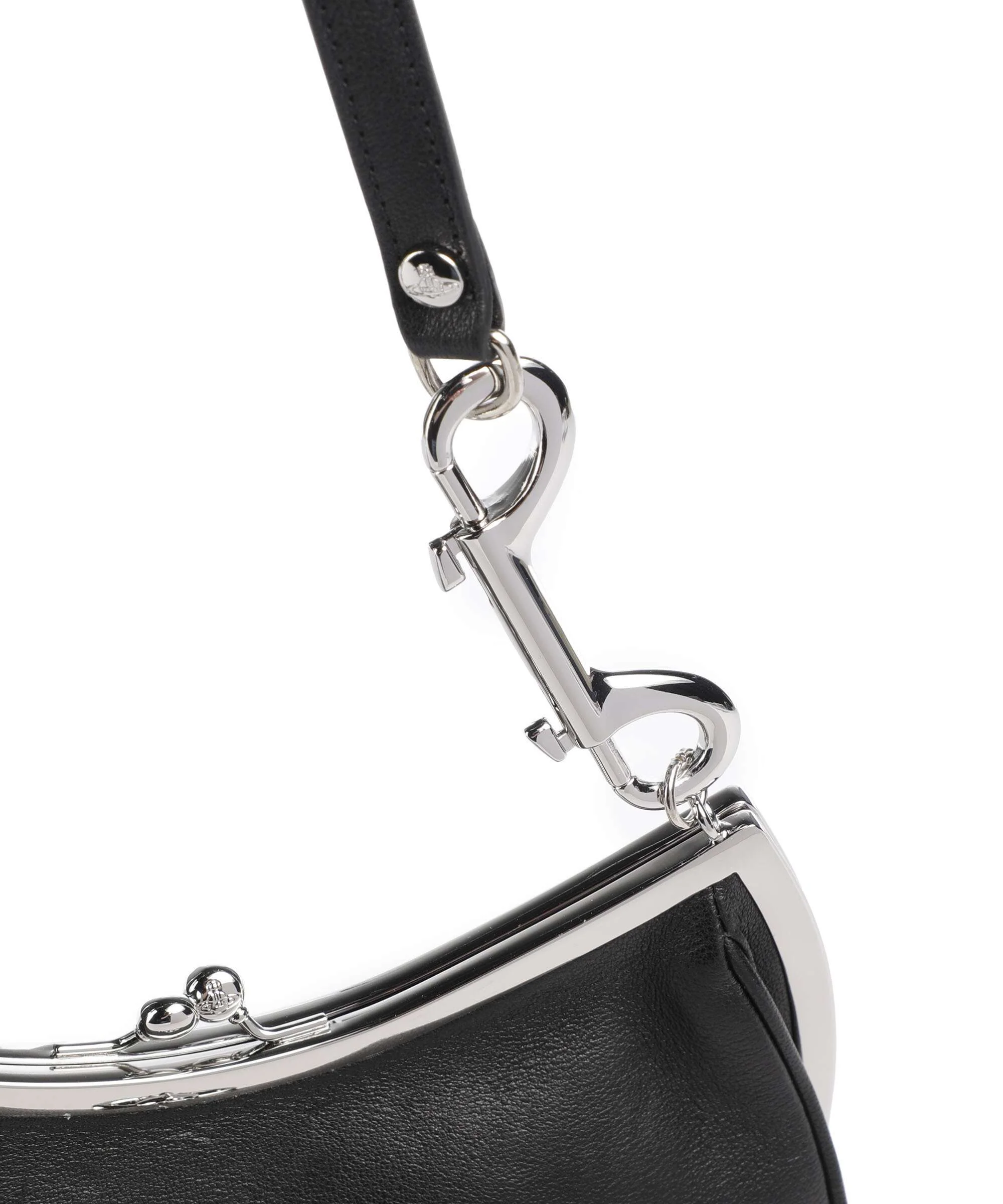 Vivienne Westwood Charm Frame Supple Schoudertas black - Image 4