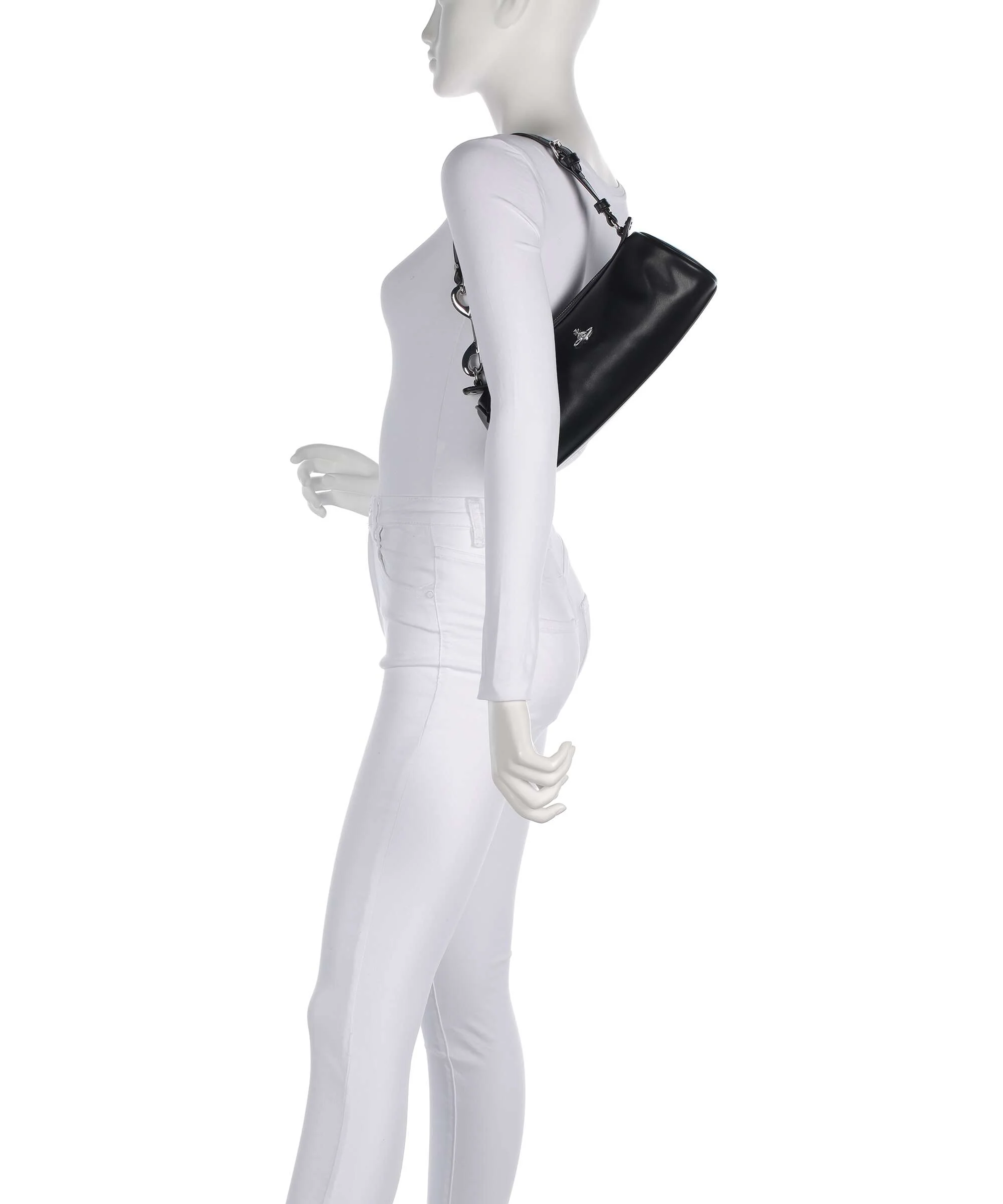 Vivienne Westwood Cindy Cylinder Smooth Schoudertas black - Image 3