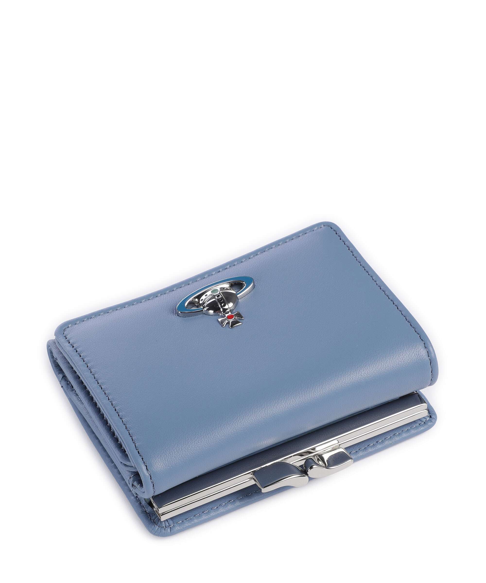 Vivienne Westwood Frame Nappa Small Portemonnee blue - Image 5