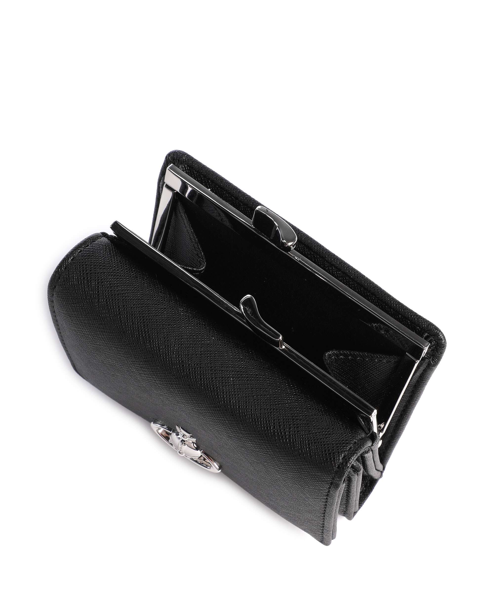 Vivienne Westwood Frame Saffiano Plain Small Portemonnee black - Image 3