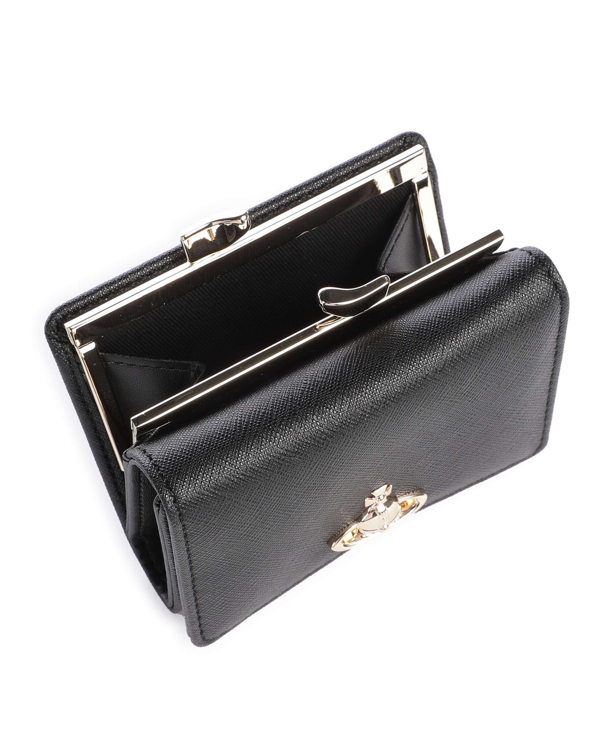 Vivienne Westwood Frame Saffiano Small Portemonnee black - Image 3