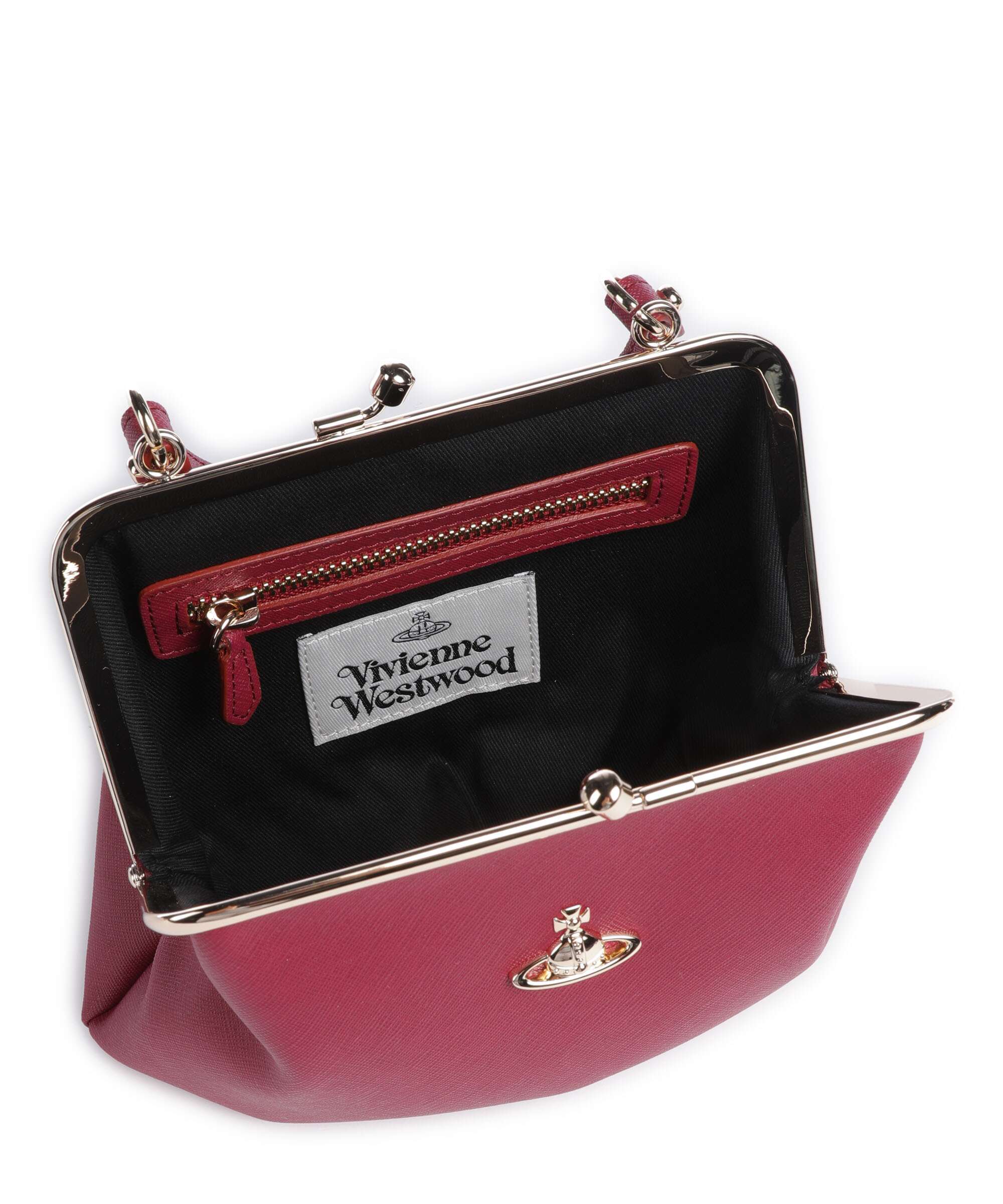 Vivienne Westwood Granny Frame Saffiano Crossbody tas red - Image 6