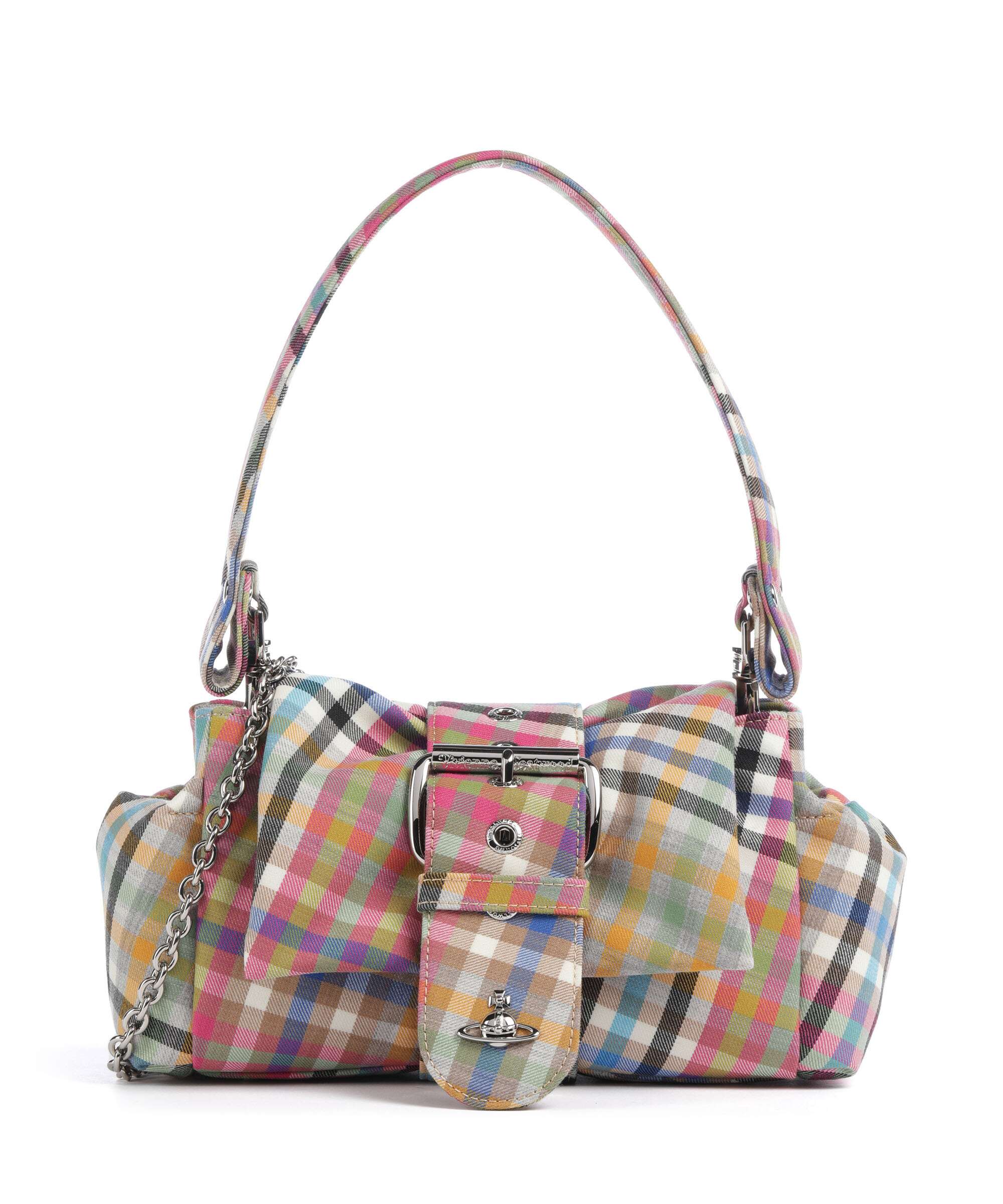 Vivienne Westwood Hazel Heather Check Treasure Schoudertas multicolour