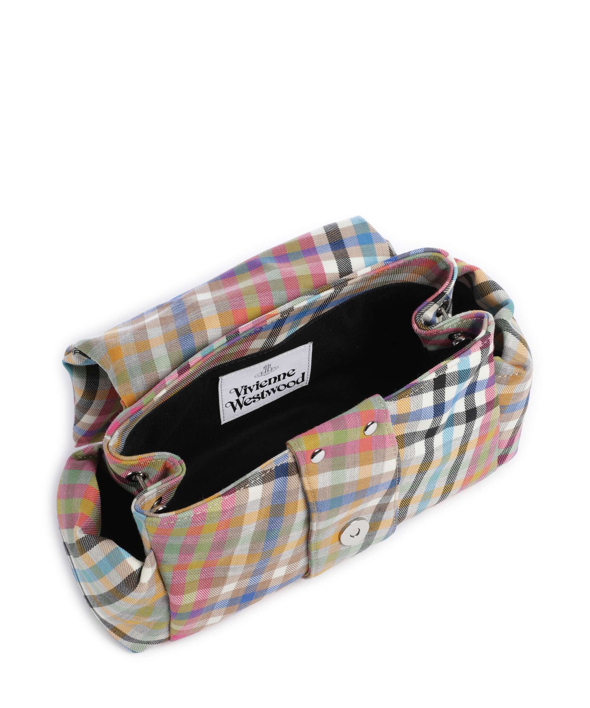 Vivienne Westwood Hazel Heather Check Treasure Schoudertas multicolour - Image 6
