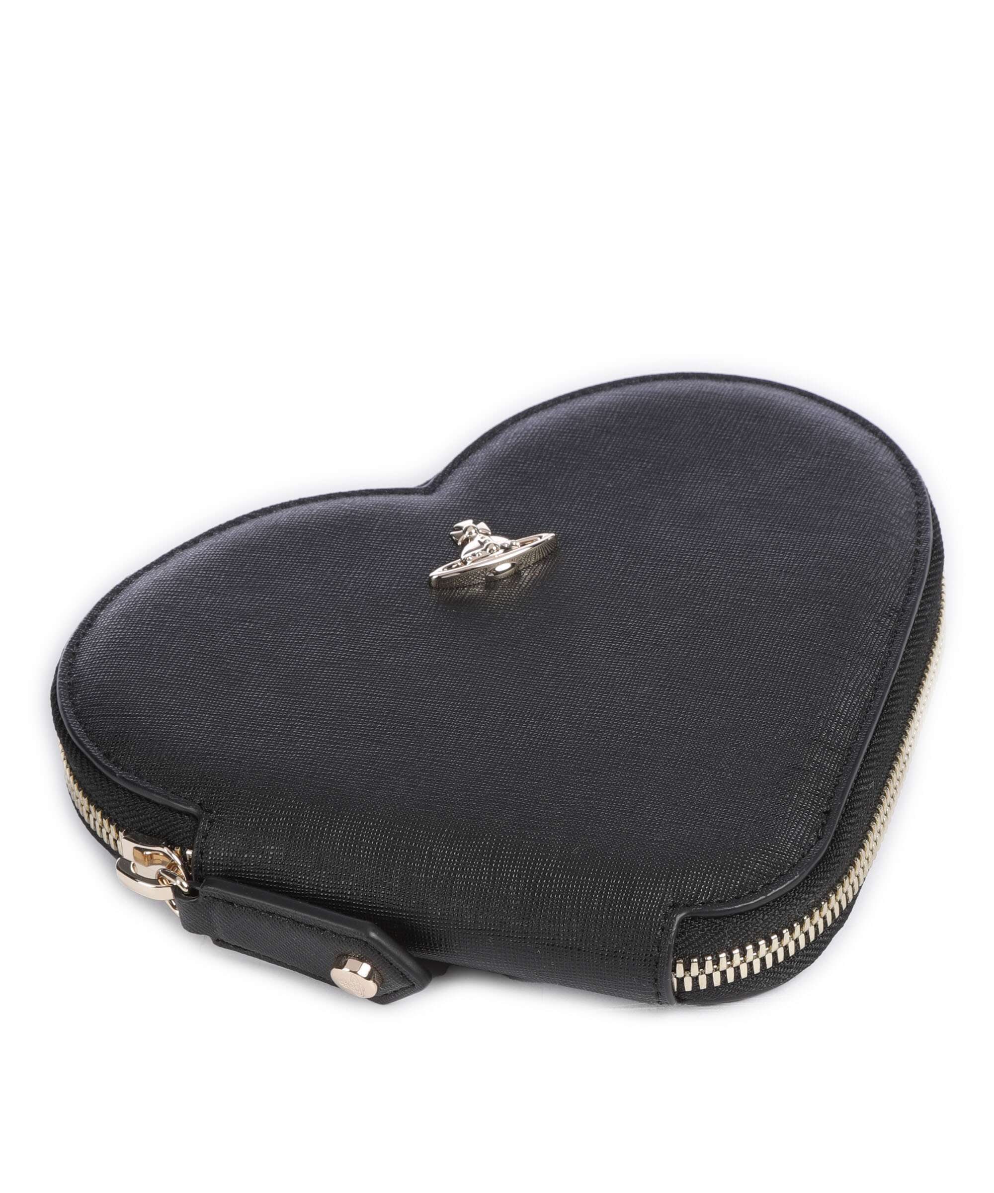 Vivienne Westwood Saffiano Heart Crossbody tas black - Image 5