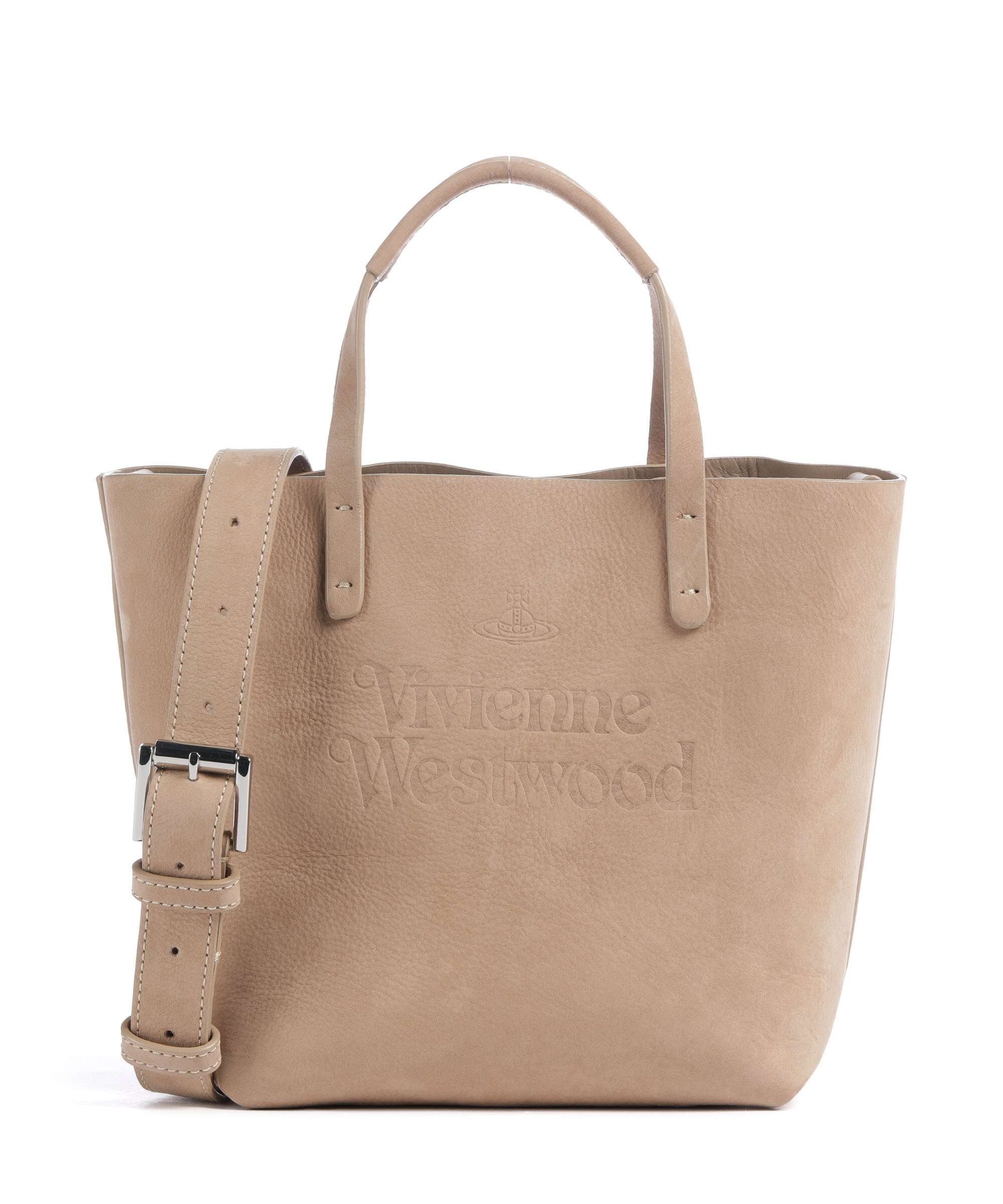 Vivienne Westwood Studio Nubuck Small Handtas beige