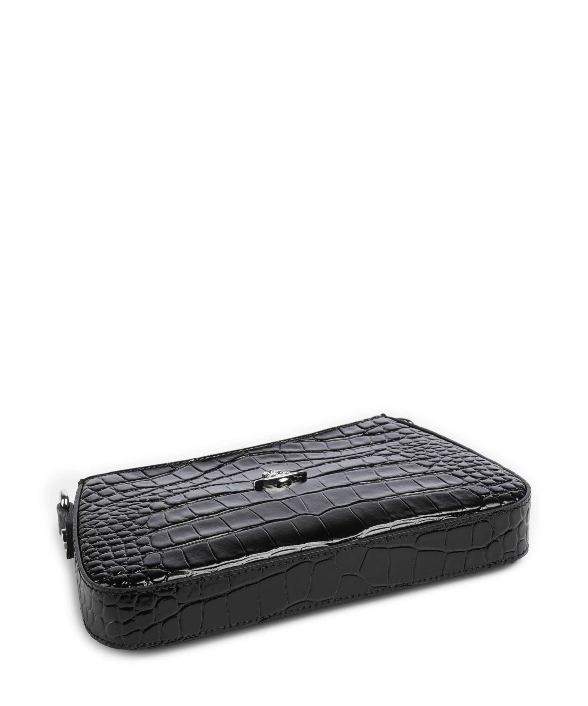 Vivienne Westwood Tasha Embossed Croc Schoudertas black - Image 4