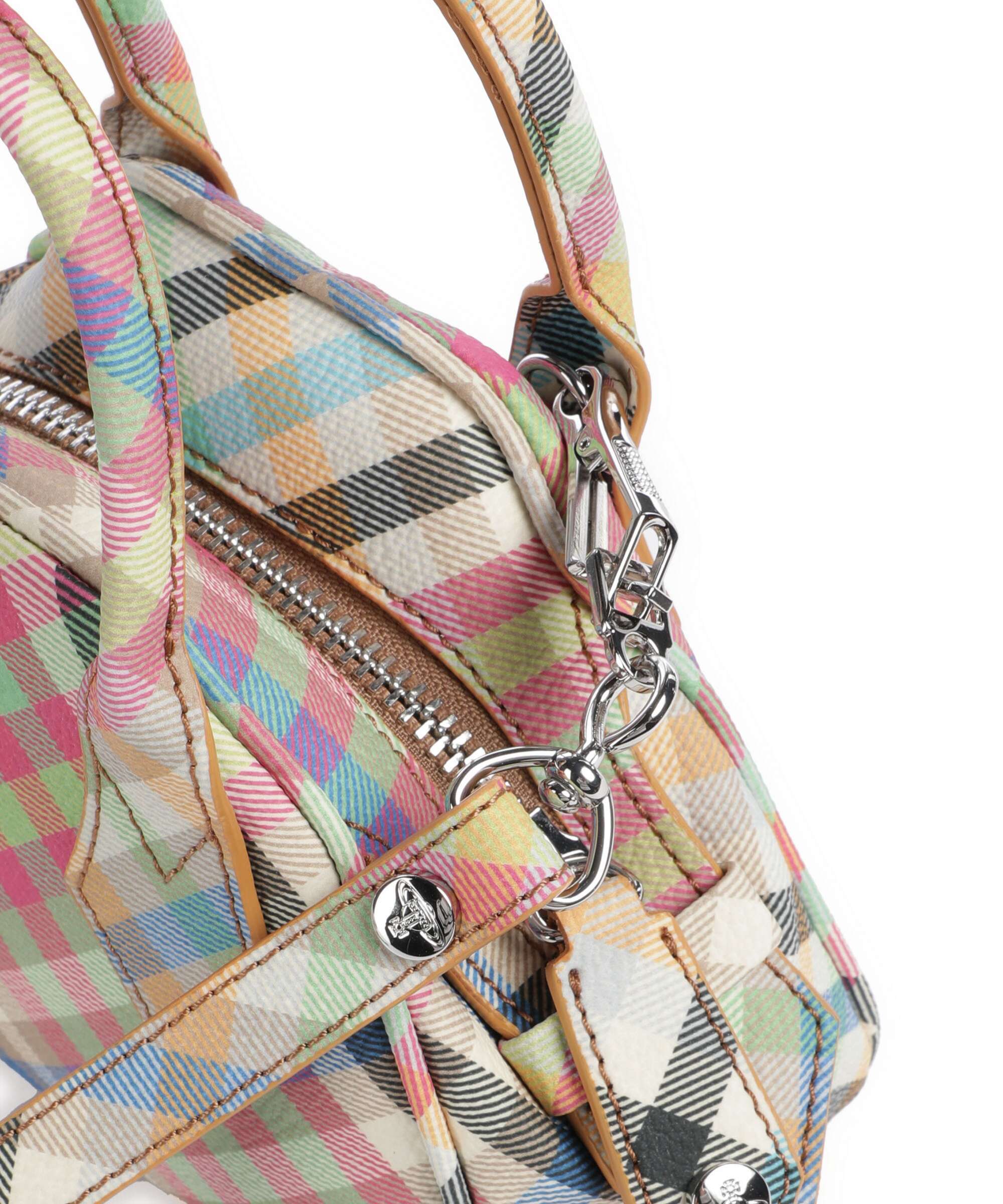 Vivienne Westwood Yasmine Buccia D'Arancia Mini Crossbody tas heather plaid - Image 4