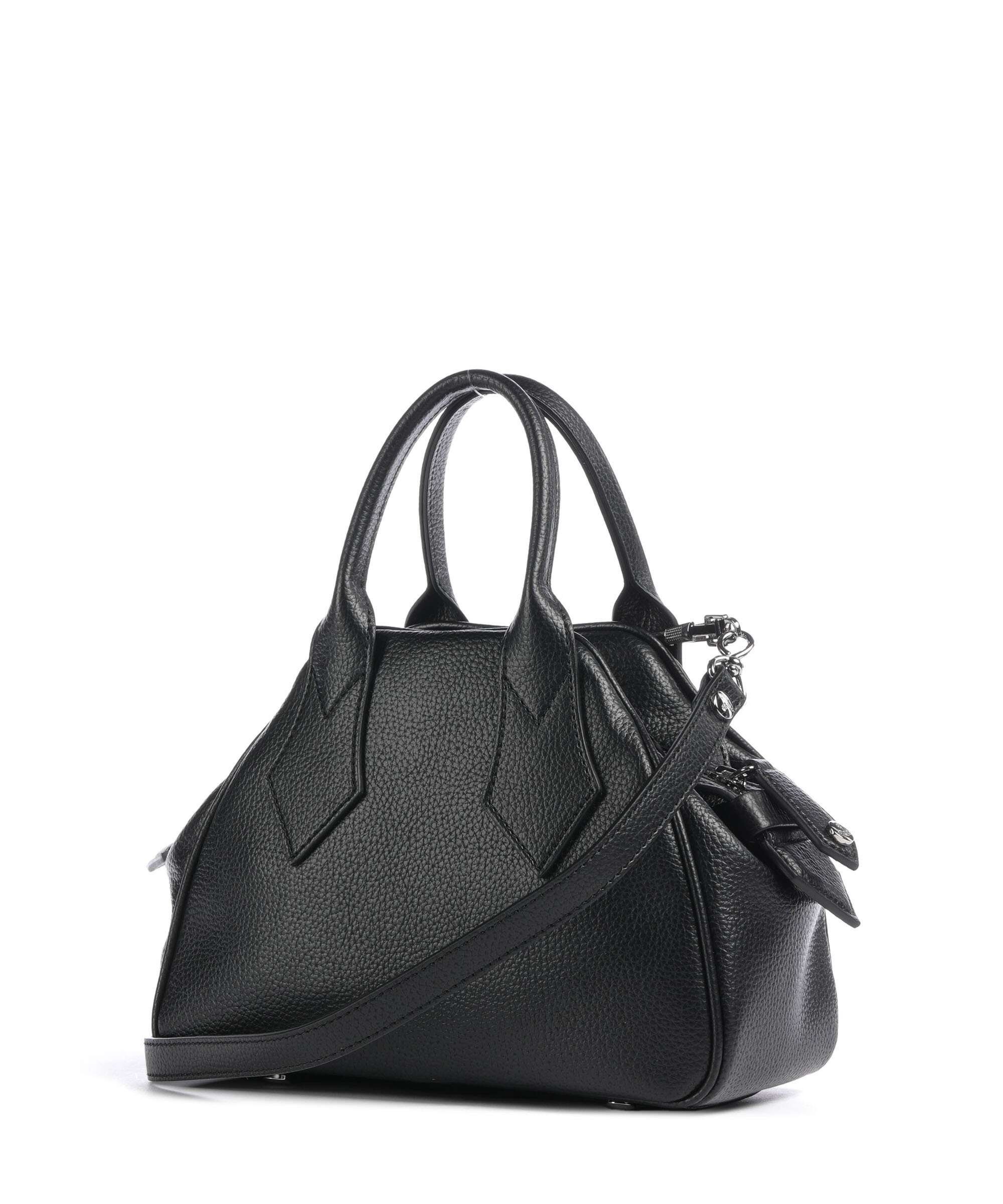 Vivienne Westwood Yasmine Grain Small Handtas black - Image 2