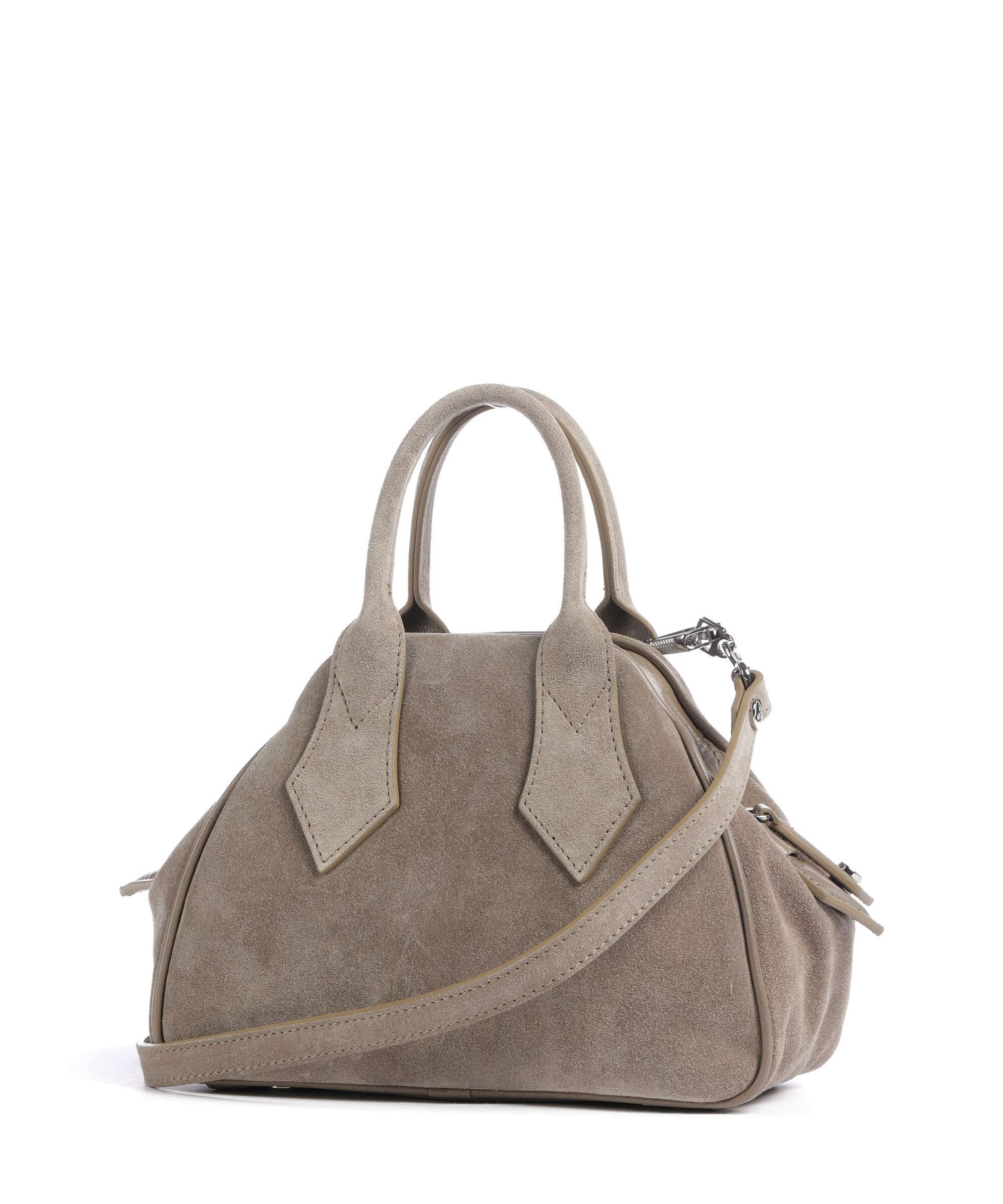 Vivienne Westwood Yasmine Suede Small Handtas stone - Image 2