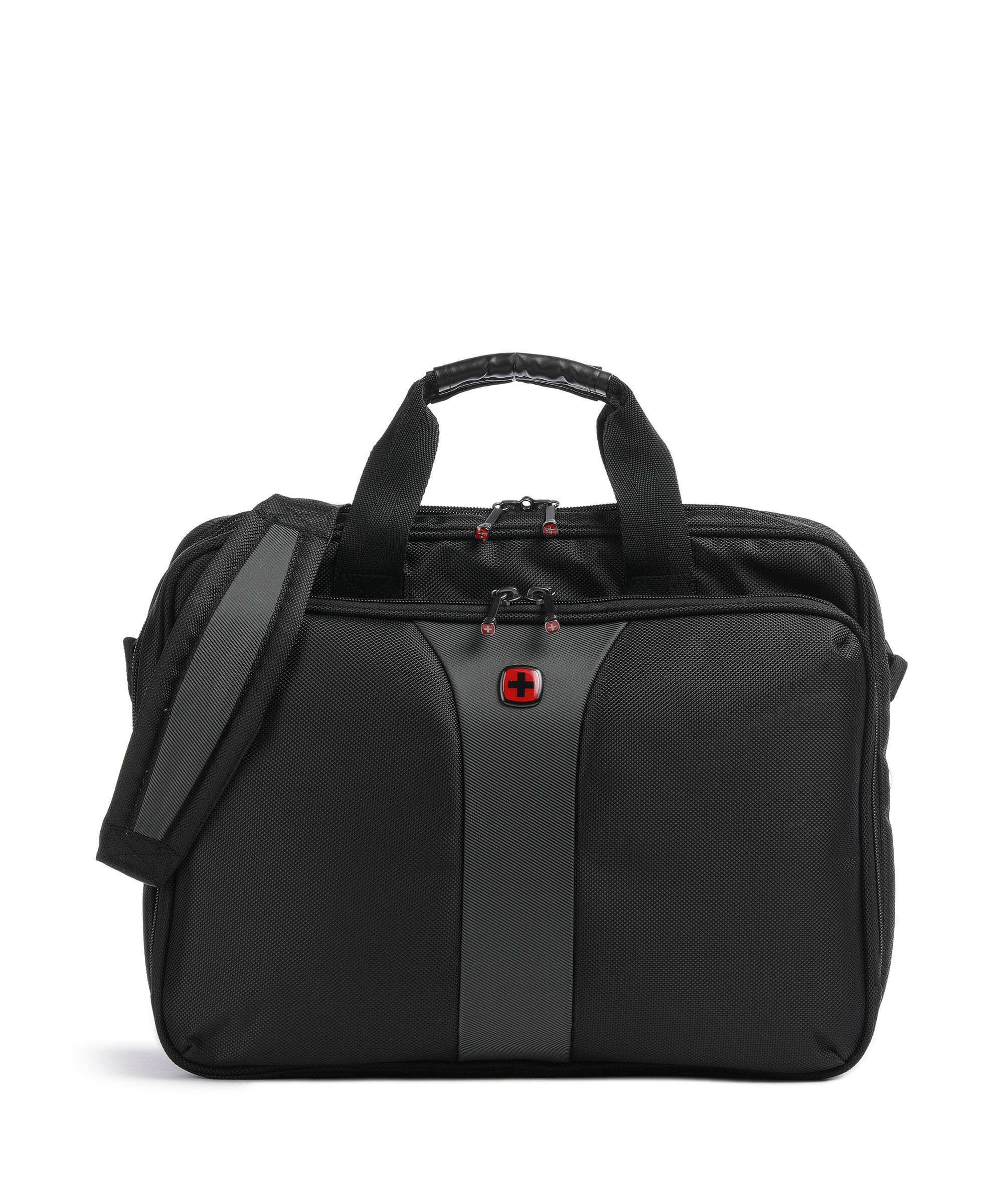 Wenger Icons Legacy Aktetas black grey
