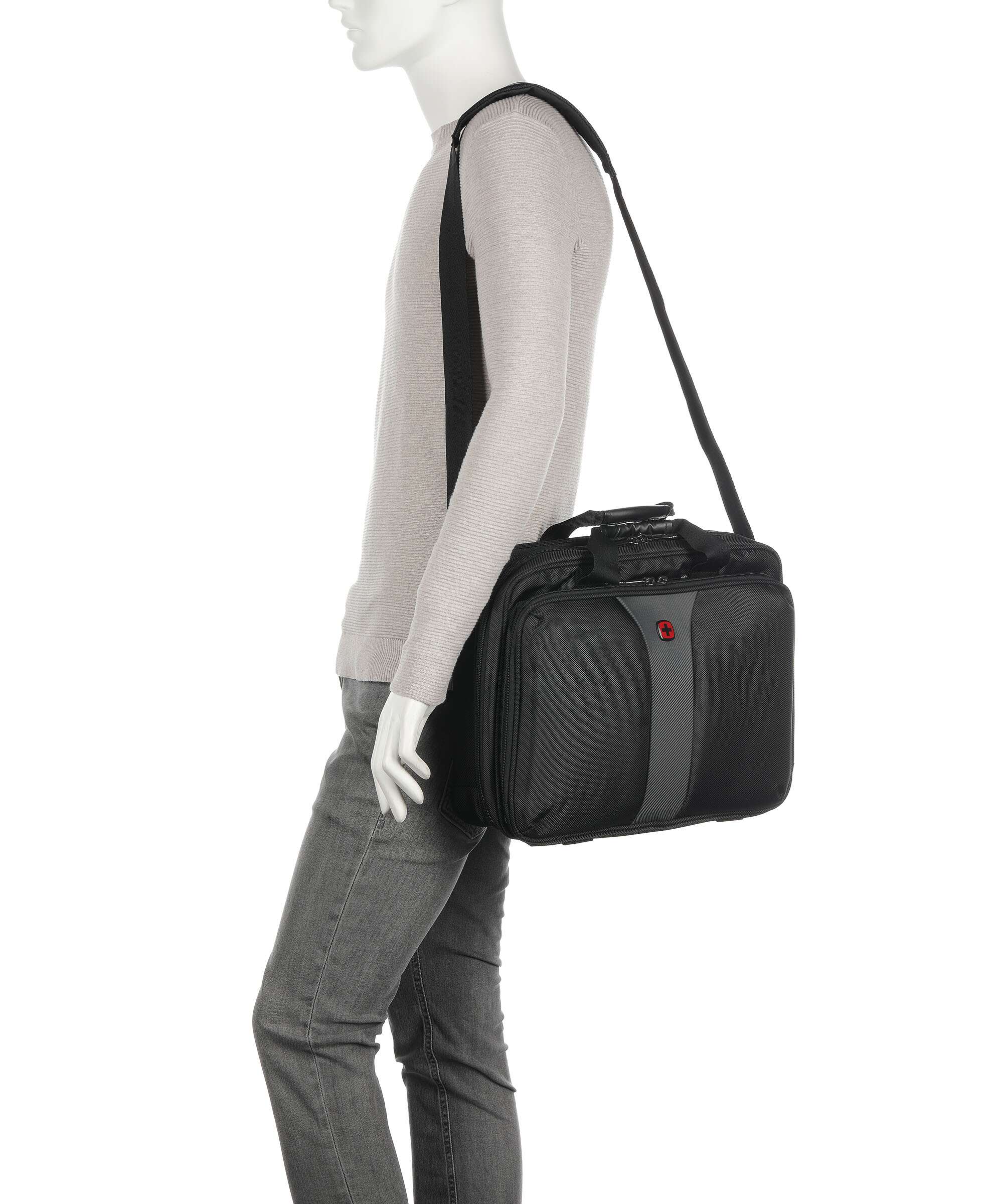 Wenger Icons Legacy Aktetas black grey - Image 3