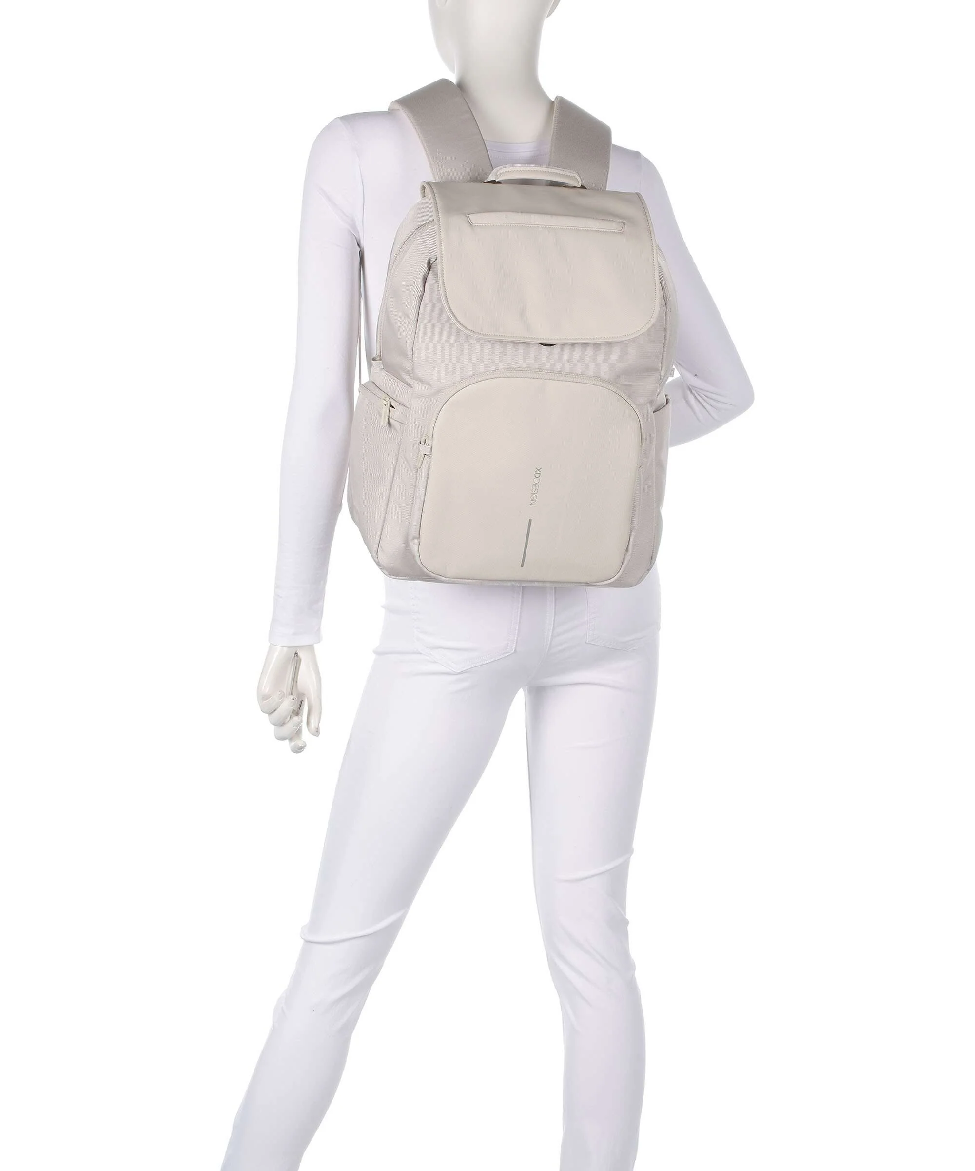 XD Design Bobby Soft Daily Rugzak light grey - Image 3