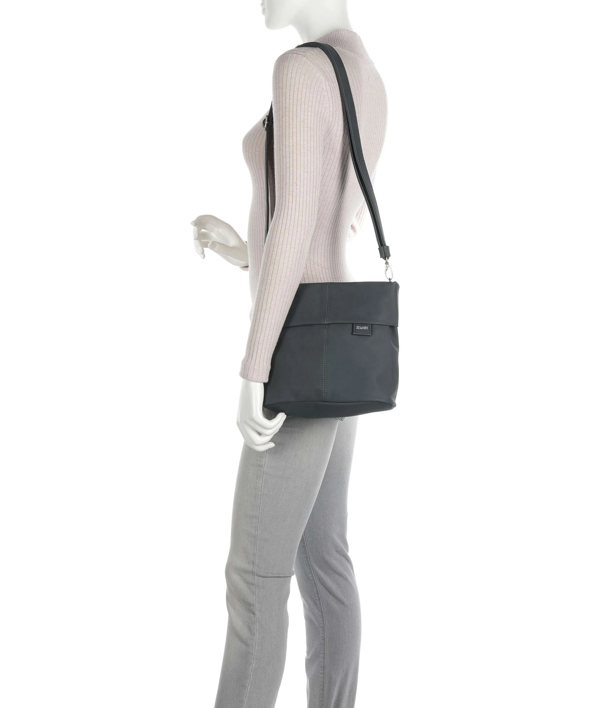 Zwei Mademoiselle.M M8 Schoudertas velours ash - Image 3